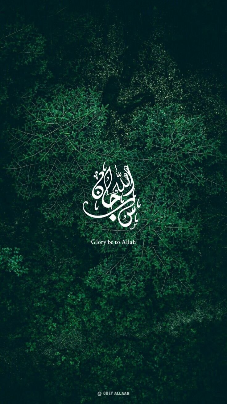 Glory be to Allah